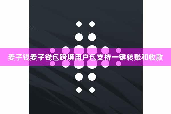 麦子钱麦子钱包跨境用户包支持一键转账和收款